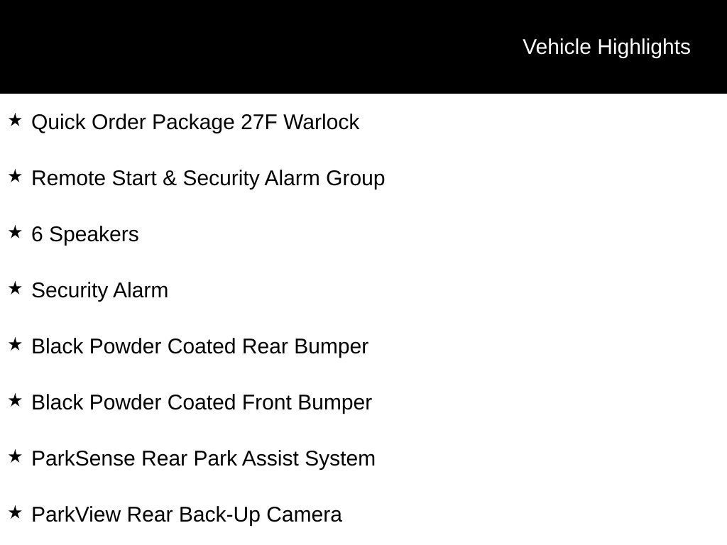 2020 RAM 1500 Classic Warlock