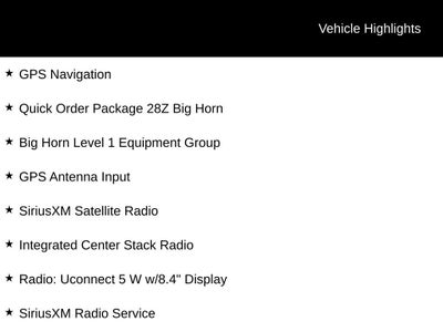 2022 RAM 1500 Big Horn Crew Cab 4x2 5'7" Box