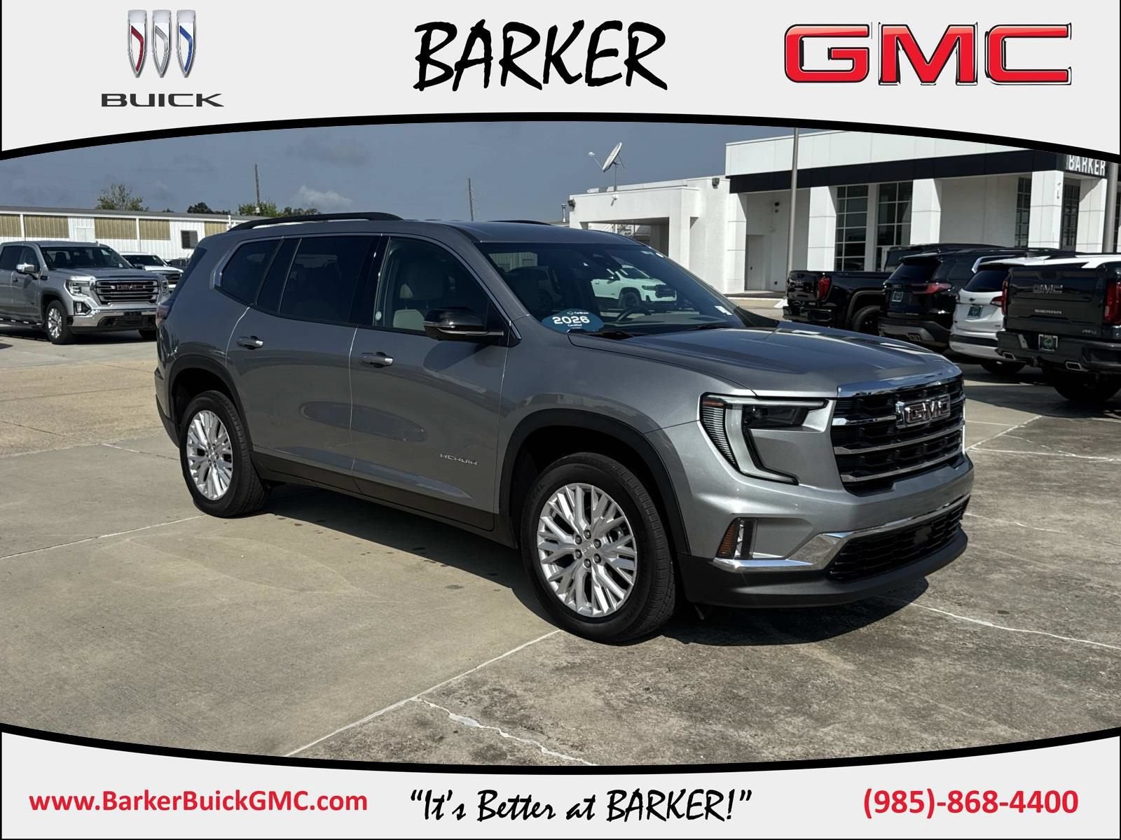 2026 GMC Acadia