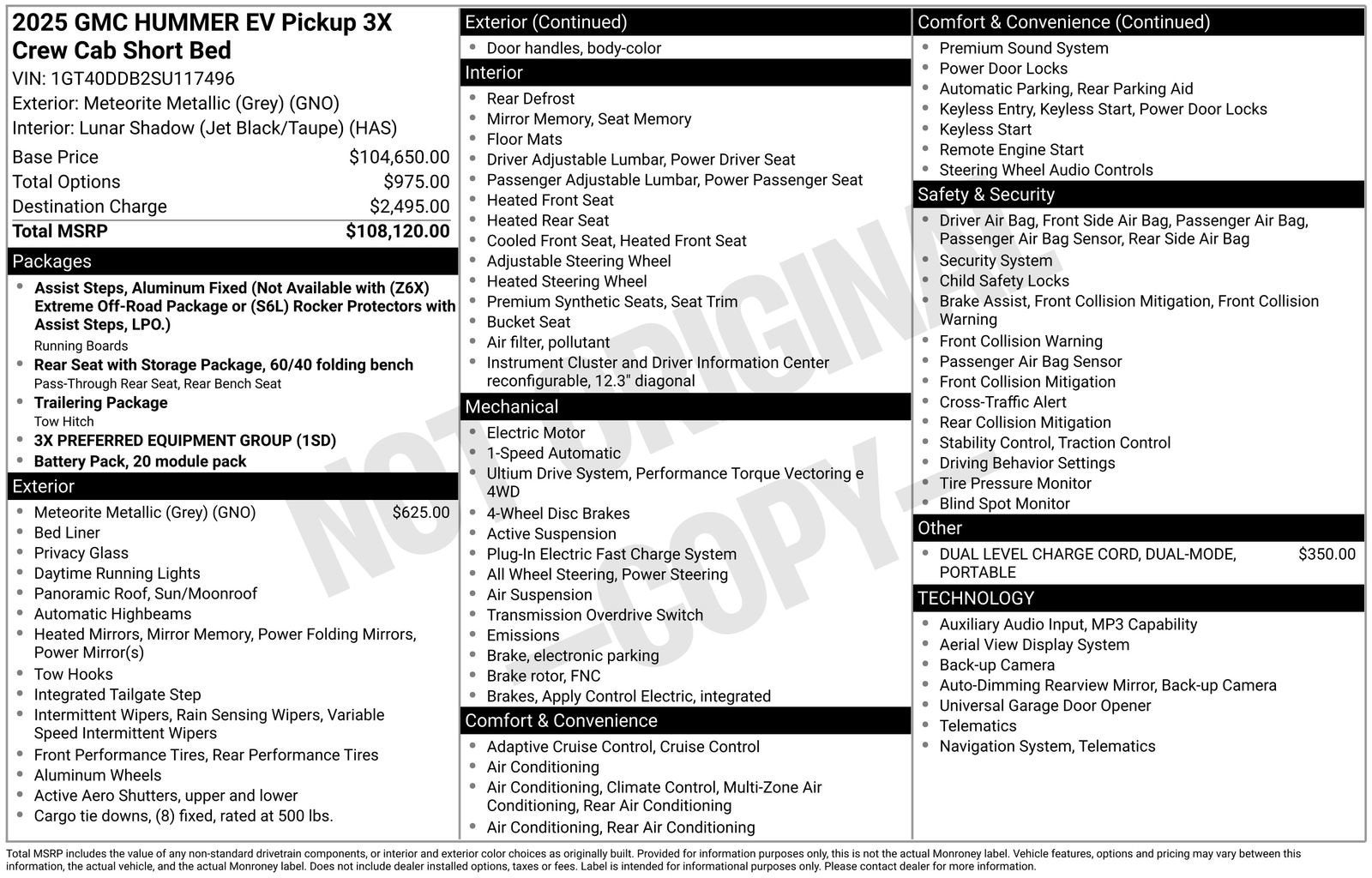 2025 GMC HUMMER EV Pickup 3X