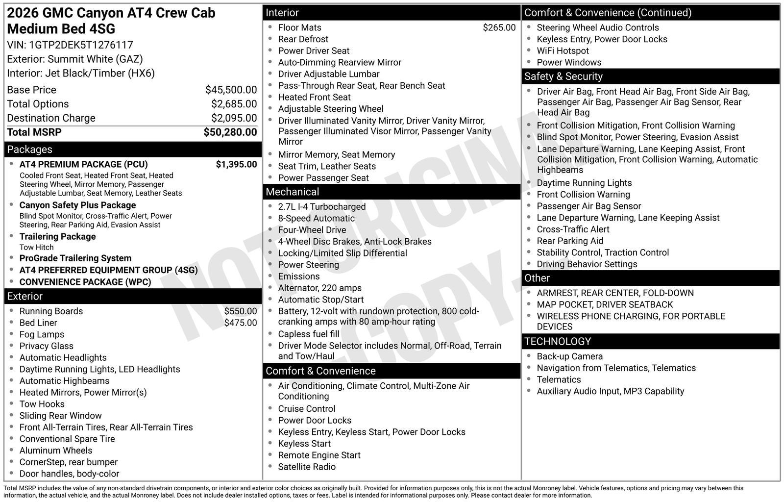 2026 GMC Canyon AT4