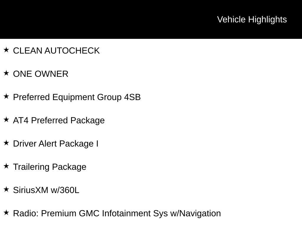 2021 GMC Sierra 1500 AT4