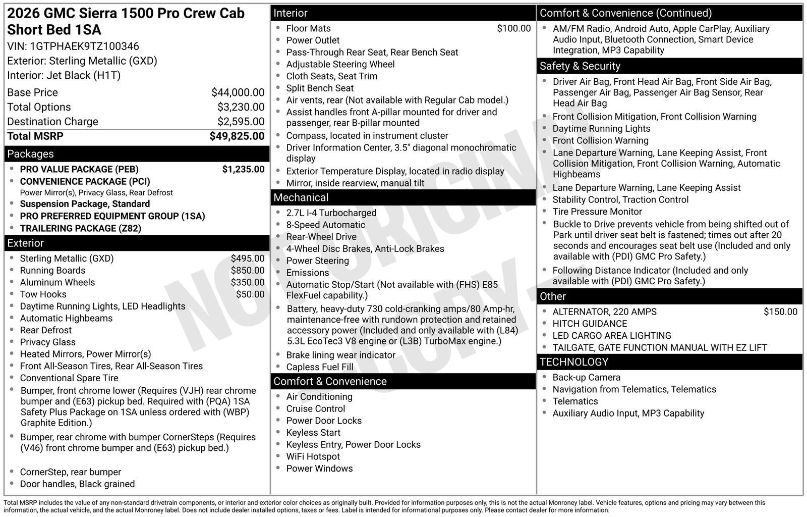 2026 GMC Sierra 1500 Pro