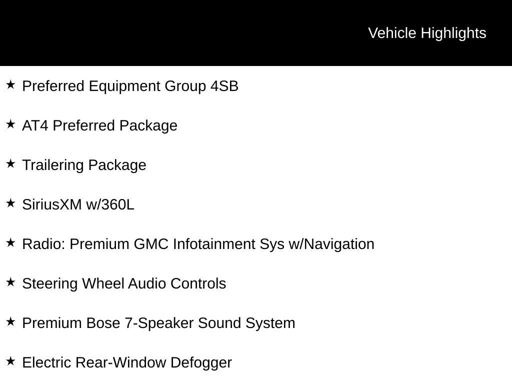 2021 GMC Sierra 1500 AT4