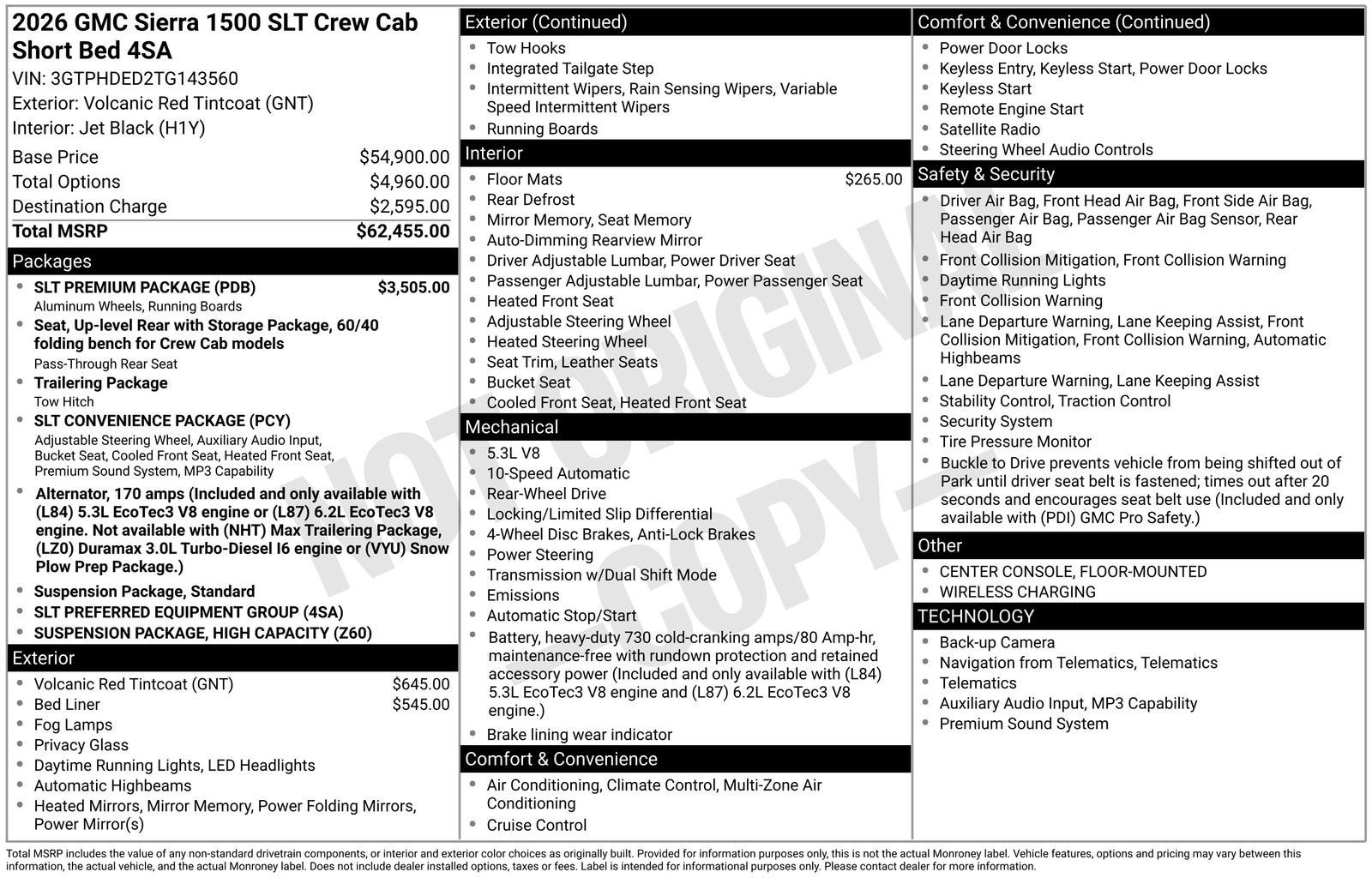 2026 GMC Sierra 1500 SLT