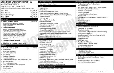 2026 Buick Enclave Preferred