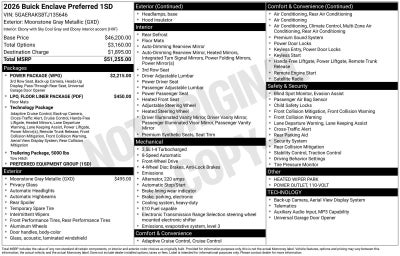 2026 Buick Enclave Preferred