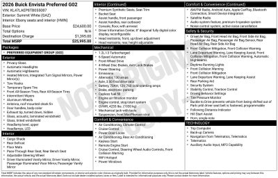 2026 Buick Envista Preferred
