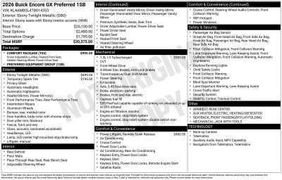 2026 Buick Encore GX Preferred