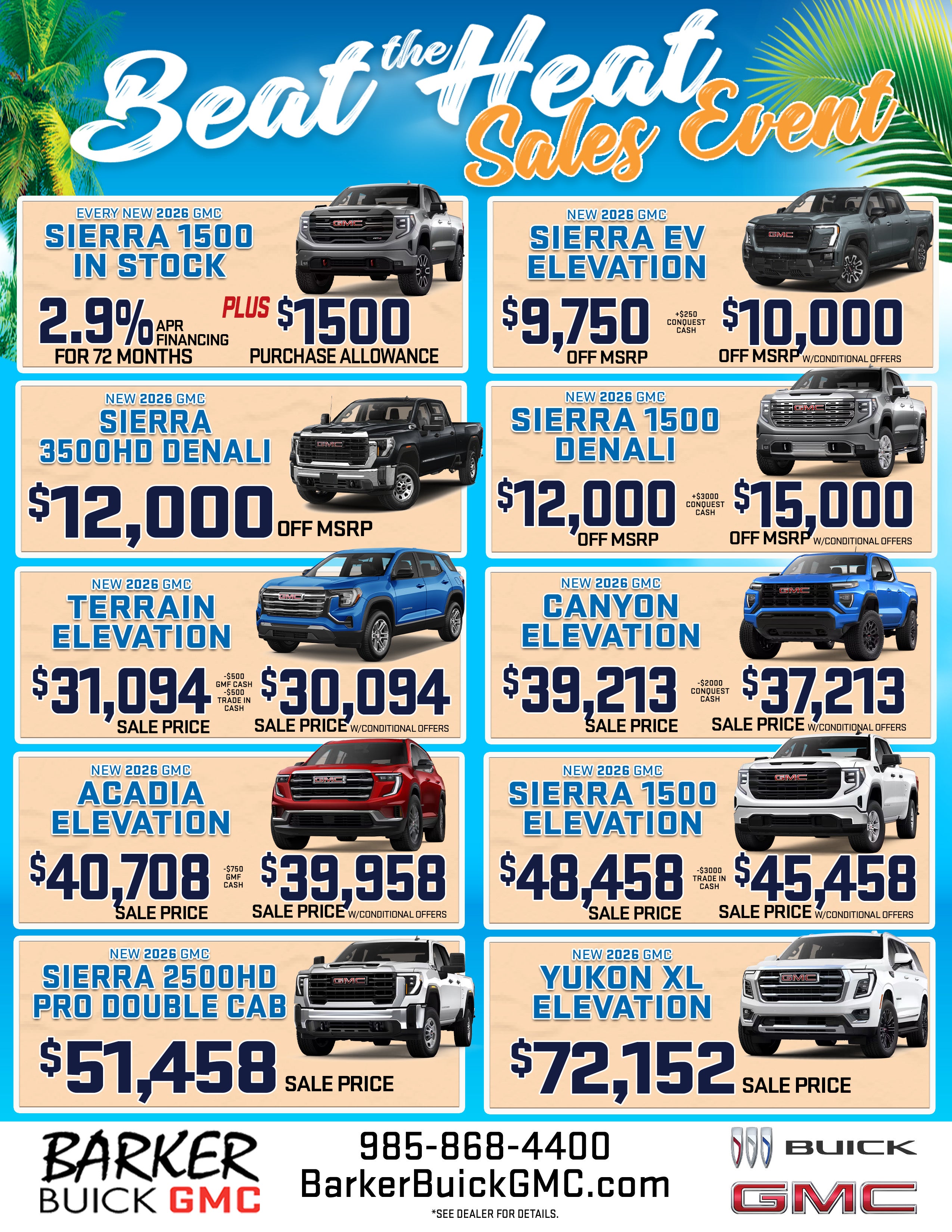 Spring Cleaning at Barker Buick GMC