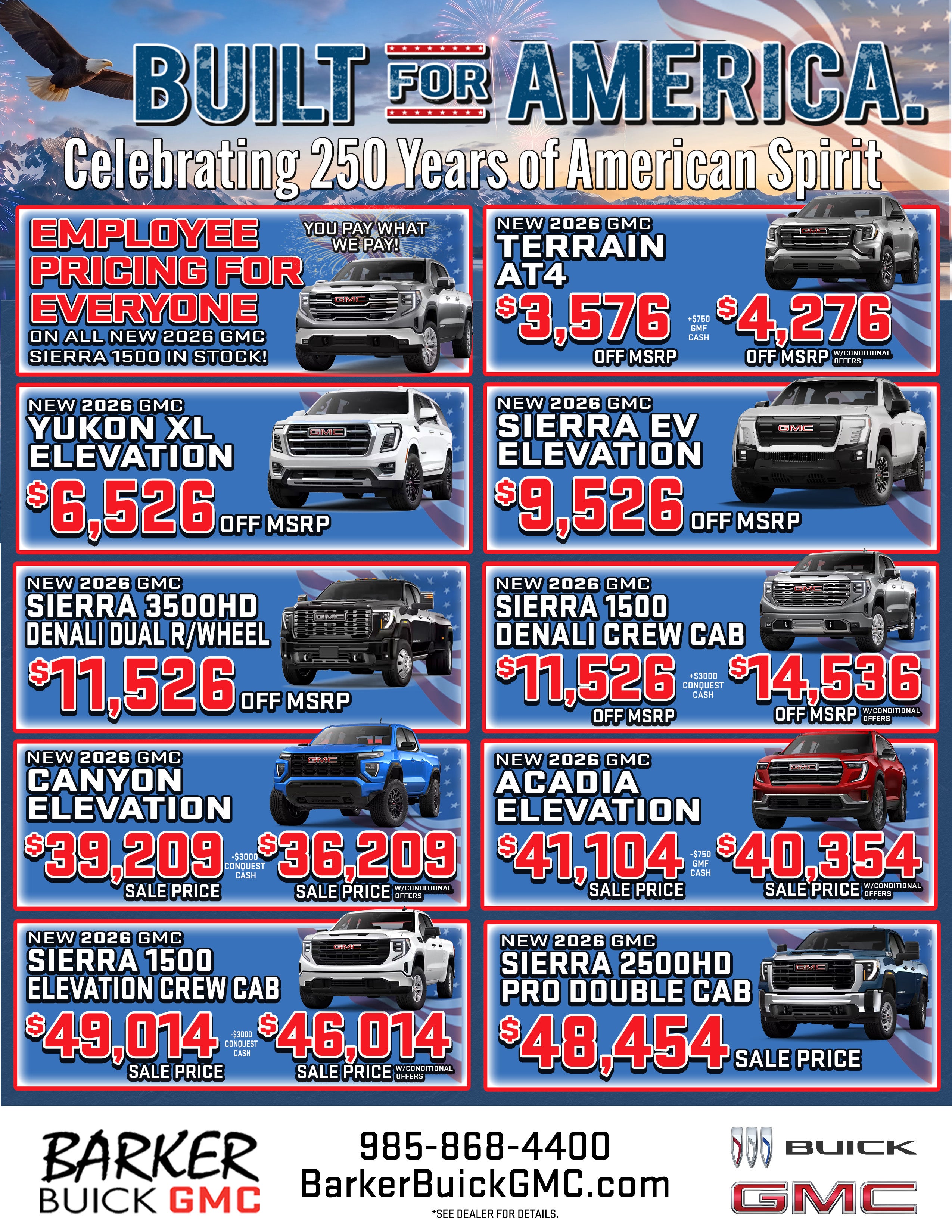 Spring Cleaning at Barker Buick GMC