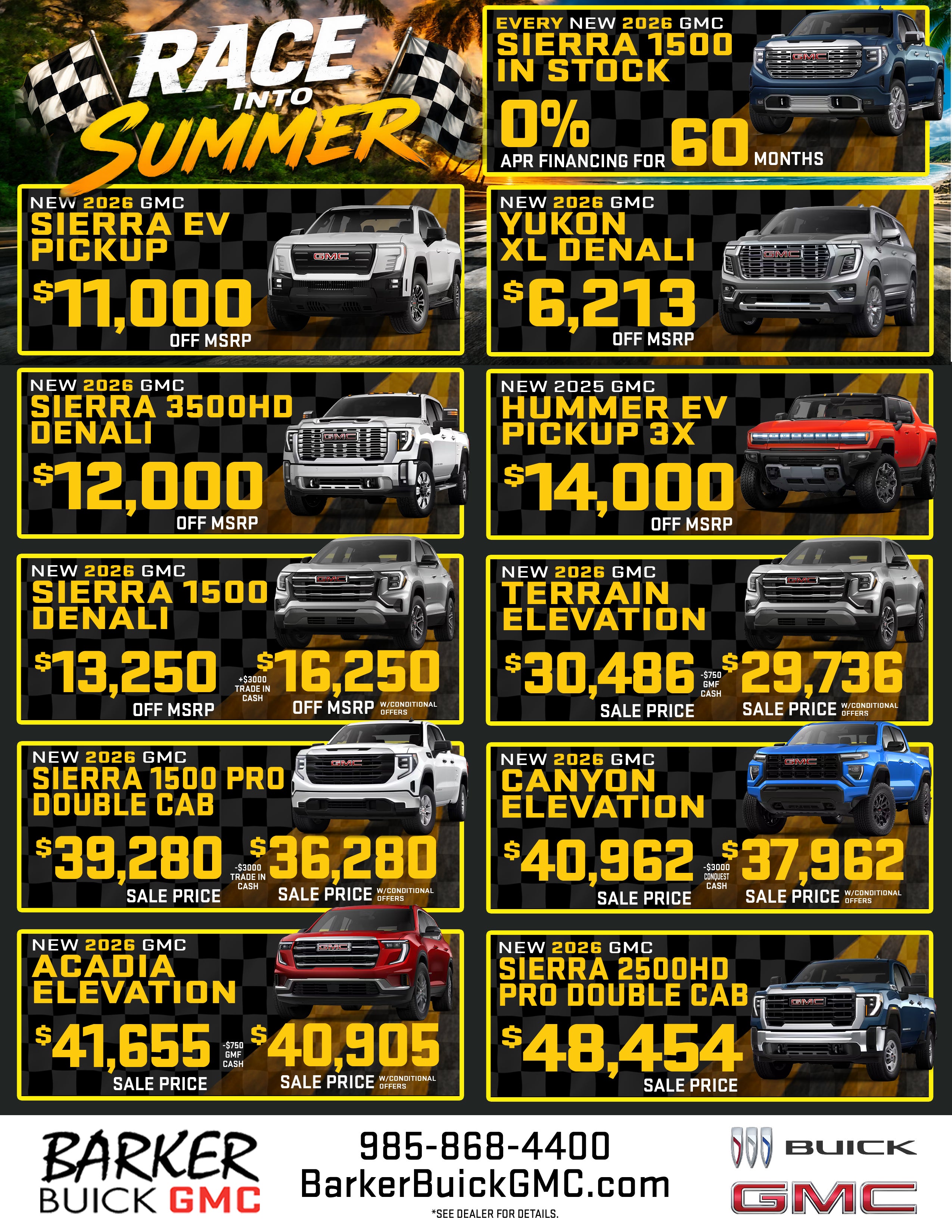 Spring Cleaning at Barker Buick GMC