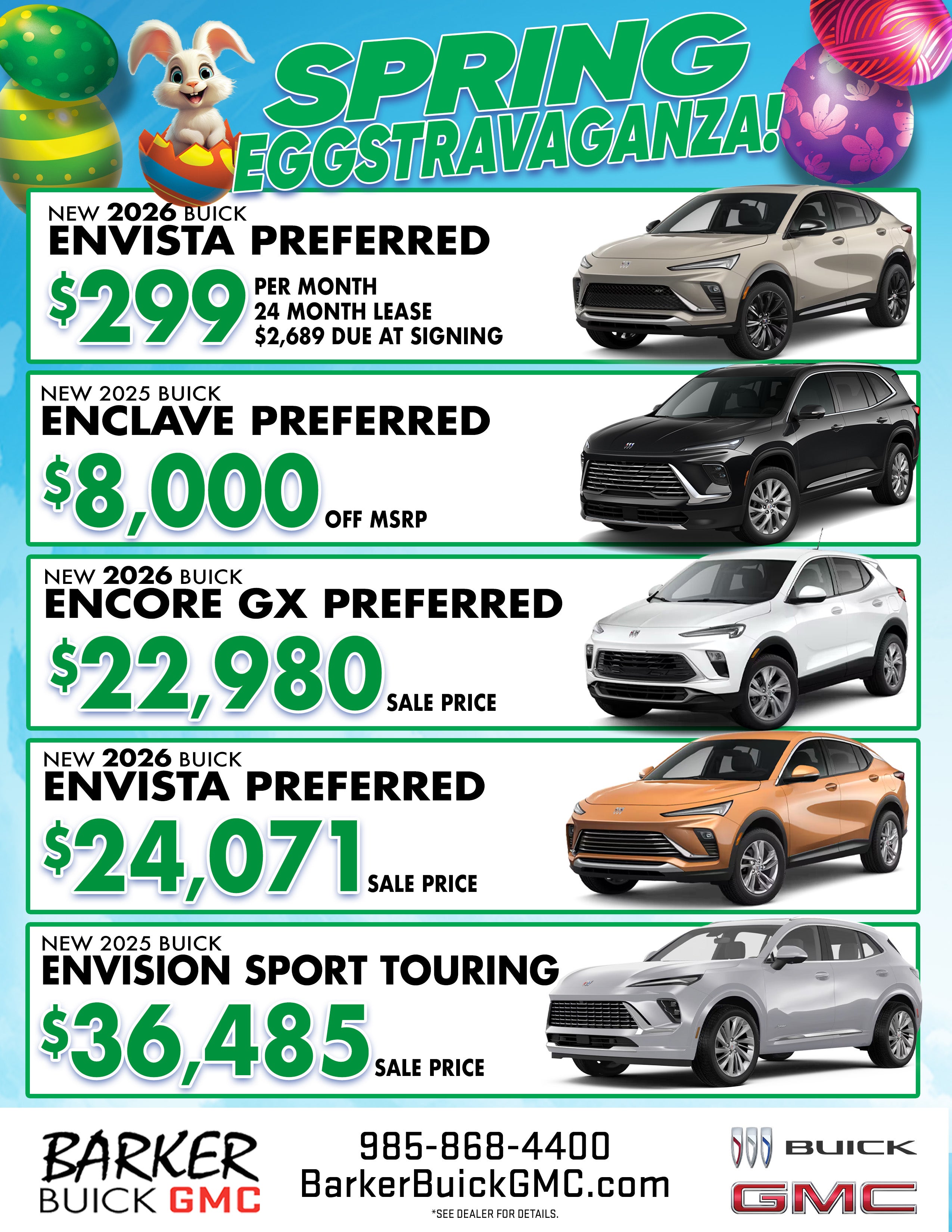 Spring Cleaning at Barker Buick GMC