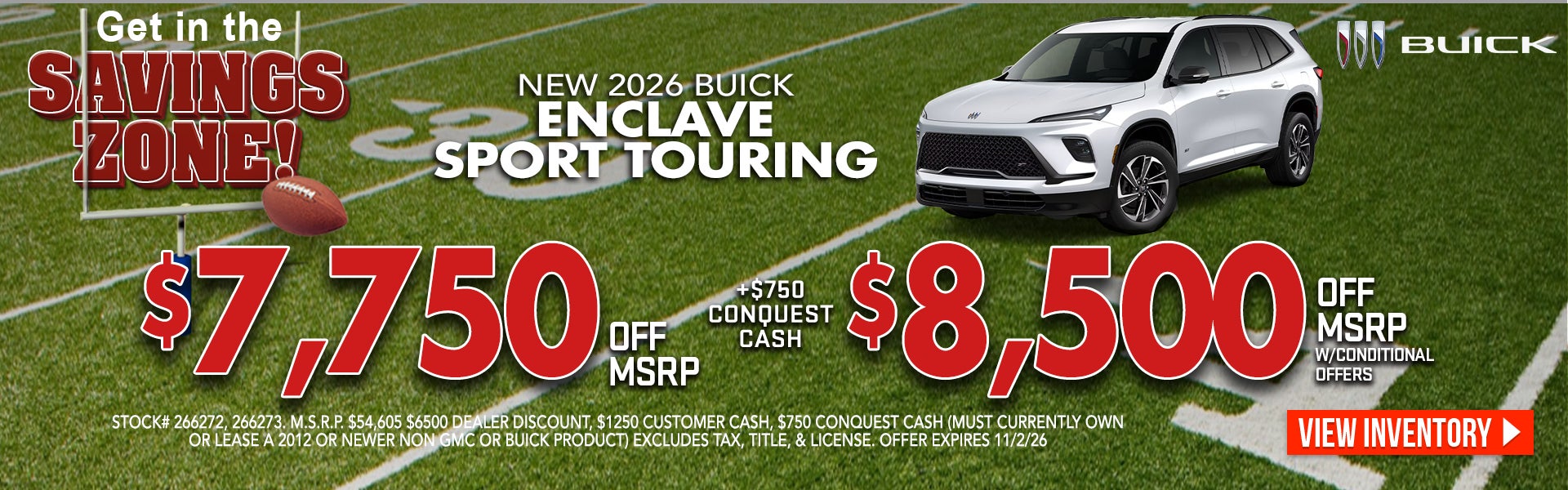 New 2026 Buick Enclave Sport Touring