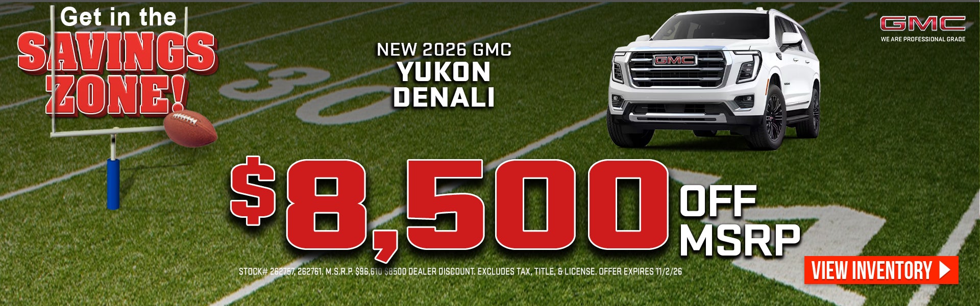 New 2026 GMC Yukon Denali