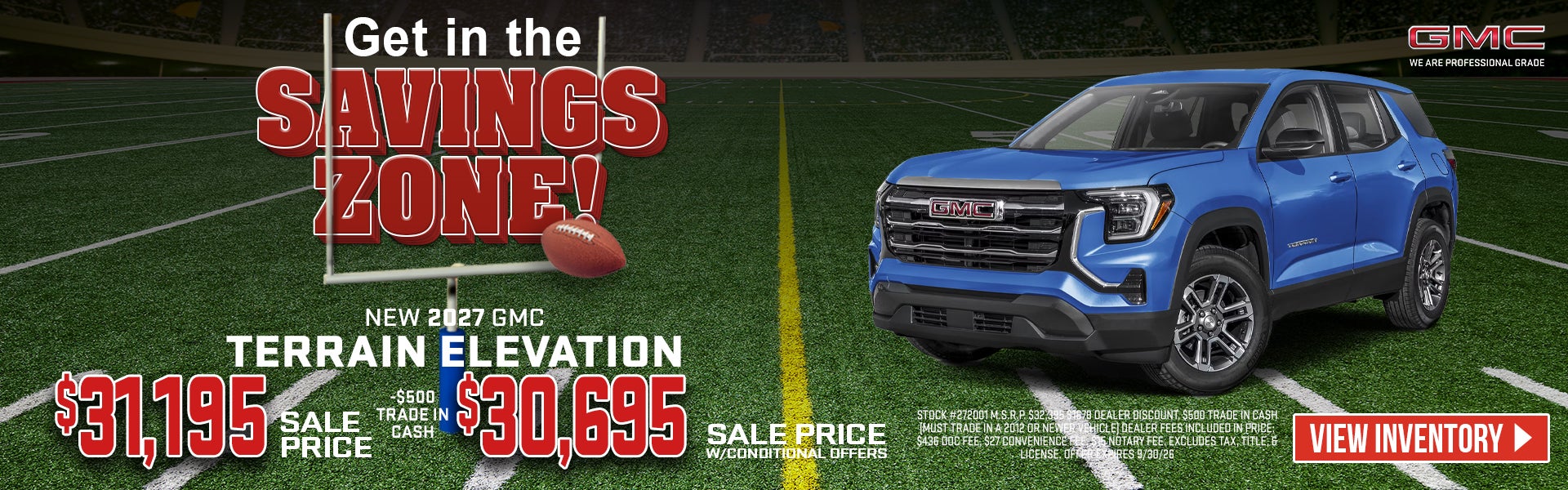 New 2027 GMC Terrain Elevation 